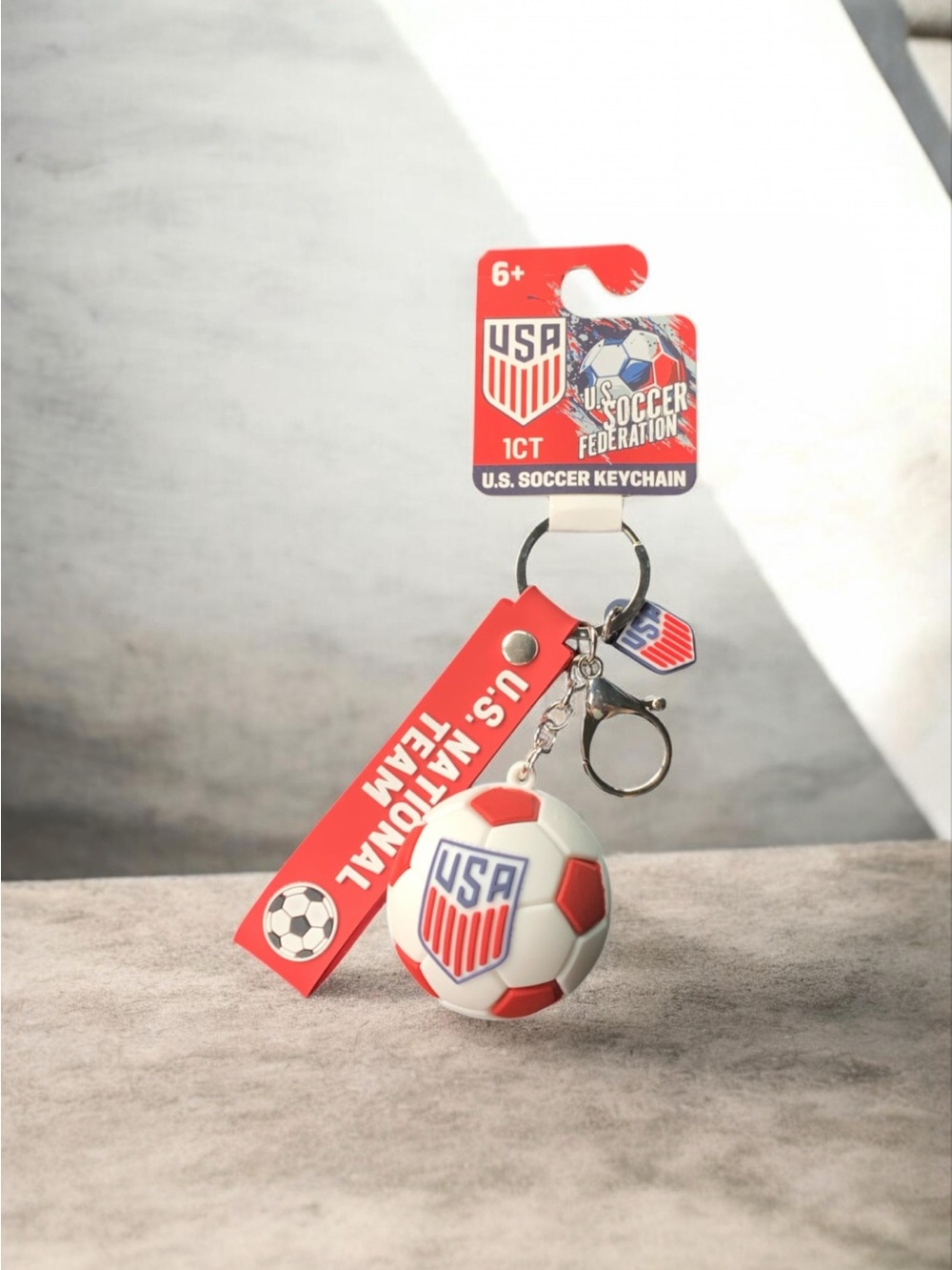 U.S. National Team Soccer Keychain - USA